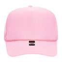 39-165 Polyester Foam Front High Crown Golf Style Mesh Back Caps