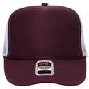 39-165 Polyester Foam Front High Crown Golf Style Mesh Back Caps