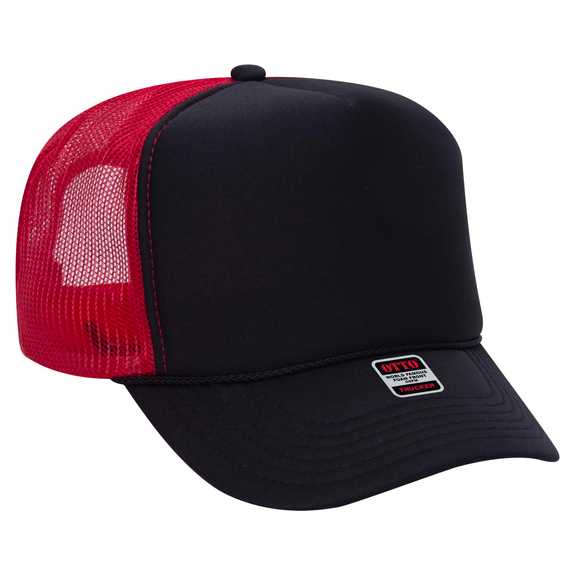39-165 Polyester Foam Front High Crown Golf Style Mesh Back Caps 39-165 Polyester Foam Front High Crown Golf Style Mesh Back Caps