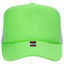 39-165 Polyester Foam Front High Crown Golf Style Mesh Back Caps