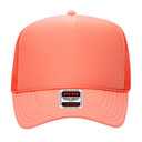 39-165 Polyester Foam Front High Crown Golf Style Mesh Back Caps