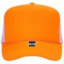 39-165 Polyester Foam Front High Crown Golf Style Mesh Back Caps