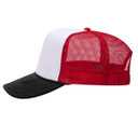 39-165 Polyester Foam Front High Crown Golf Style Mesh Back Caps