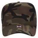 39-165 Polyester Foam Front High Crown Golf Style Mesh Back Caps