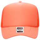 39-165 Polyester Foam Front High Crown Golf Style Mesh Back Caps