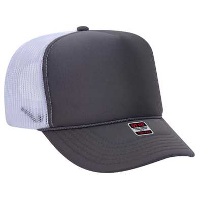 39-165 Polyester Foam Front High Crown Golf Style Mesh Back Caps 39-165 Polyester Foam Front High Crown Golf Style Mesh Back Caps
