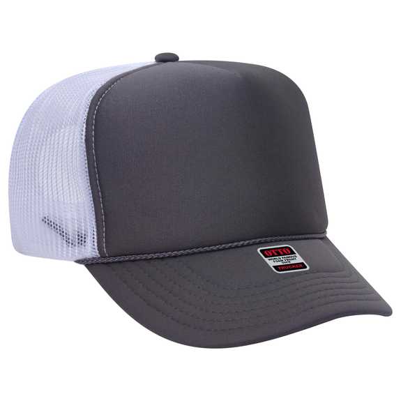 39-165 Polyester Foam Front High Crown Golf Style Mesh Back Caps 39-165 Polyester Foam Front High Crown Golf Style Mesh Back Caps