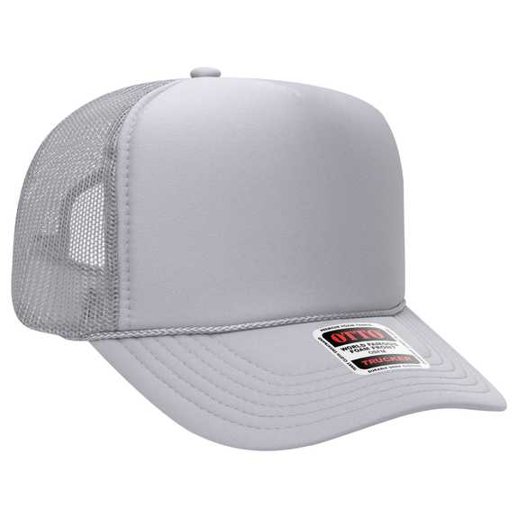 39-165 Polyester Foam Front High Crown Golf Style Mesh Back Caps 39-165 Polyester Foam Front High Crown Golf Style Mesh Back Caps