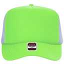 39-165 Polyester Foam Front High Crown Golf Style Mesh Back Caps