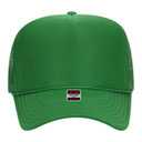 39-165 Polyester Foam Front High Crown Golf Style Mesh Back Caps