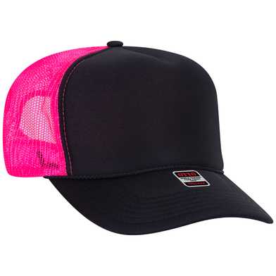 39-165 Polyester Foam Front High Crown Golf Style Mesh Back Caps 39-165 Polyester Foam Front High Crown Golf Style Mesh Back Caps