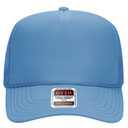 39-165 Polyester Foam Front High Crown Golf Style Mesh Back Caps
