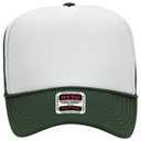 39-165 Polyester Foam Front High Crown Golf Style Mesh Back Caps