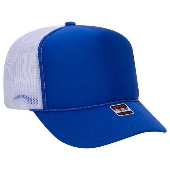 39-165 Polyester Foam Front High Crown Golf Style Mesh Back Caps 39-165 Polyester Foam Front High Crown Golf Style Mesh Back Caps