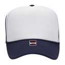 39-165 Polyester Foam Front High Crown Golf Style Mesh Back Caps
