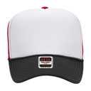 39-165 Polyester Foam Front High Crown Golf Style Mesh Back Caps