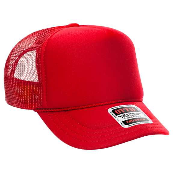 39-165 Polyester Foam Front High Crown Golf Style Mesh Back Caps 39-165 Polyester Foam Front High Crown Golf Style Mesh Back Caps