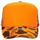 39-165 Polyester Foam Front High Crown Golf Style Mesh Back Caps