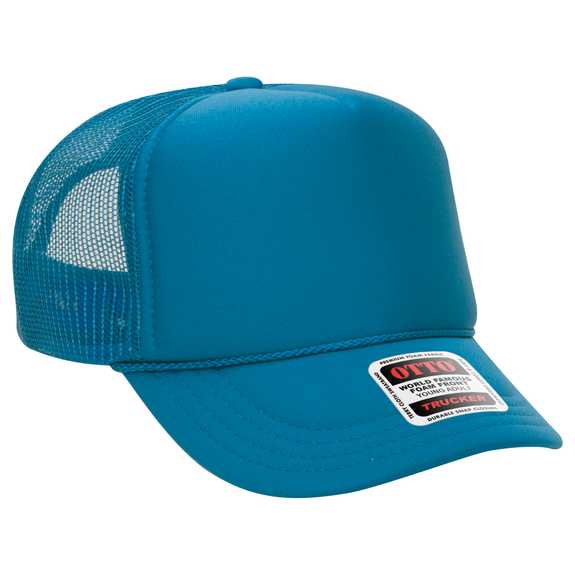 39-165 Polyester Foam Front High Crown Golf Style Mesh Back Caps 39-165 Polyester Foam Front High Crown Golf Style Mesh Back Caps