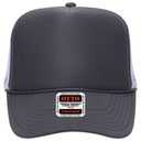 39-165 Polyester Foam Front High Crown Golf Style Mesh Back Caps