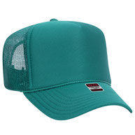 39-165 Polyester Foam Front High Crown Golf Style Mesh Back Caps