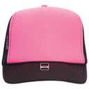 39-165 Polyester Foam Front High Crown Golf Style Mesh Back Caps