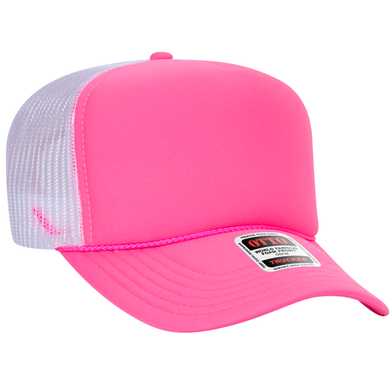 39-165 Polyester Foam Front High Crown Golf Style Mesh Back Caps 39-165 Polyester Foam Front High Crown Golf Style Mesh Back Caps