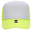 39-165 Polyester Foam Front High Crown Golf Style Mesh Back Caps