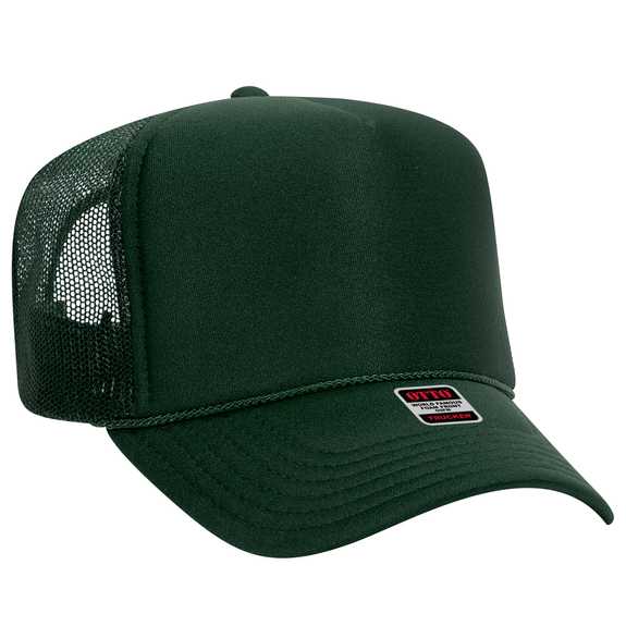 39-165 Polyester Foam Front High Crown Golf Style Mesh Back Caps 39-165 Polyester Foam Front High Crown Golf Style Mesh Back Caps