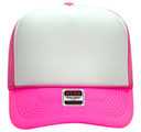 39-165 Polyester Foam Front High Crown Golf Style Mesh Back Caps