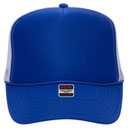 39-165 Polyester Foam Front High Crown Golf Style Mesh Back Caps