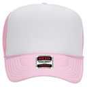 39-165 Polyester Foam Front High Crown Golf Style Mesh Back Caps
