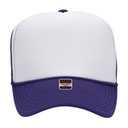 39-165 Polyester Foam Front High Crown Golf Style Mesh Back Caps