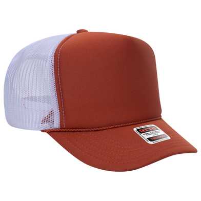 39-165 Polyester Foam Front High Crown Golf Style Mesh Back Caps 39-165 Polyester Foam Front High Crown Golf Style Mesh Back Caps