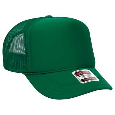 39-165 Polyester Foam Front High Crown Golf Style Mesh Back Caps 39-165 Polyester Foam Front High Crown Golf Style Mesh Back Caps