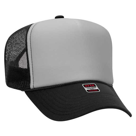 39-165 Polyester Foam Front High Crown Golf Style Mesh Back Caps 39-165 Polyester Foam Front High Crown Golf Style Mesh Back Caps