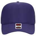39-165 Polyester Foam Front High Crown Golf Style Mesh Back Caps