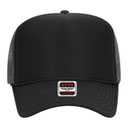 39-165 Polyester Foam Front High Crown Golf Style Mesh Back Caps