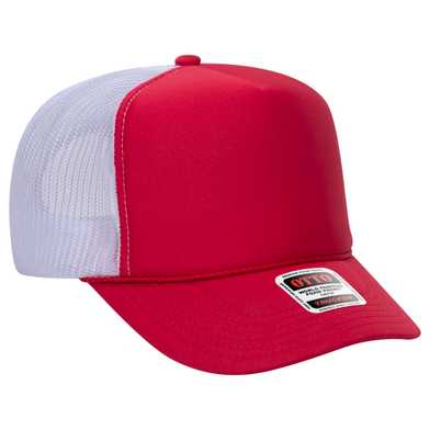 39-165 Polyester Foam Front High Crown Golf Style Mesh Back Caps 39-165 Polyester Foam Front High Crown Golf Style Mesh Back Caps