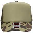 39-165 Polyester Foam Front High Crown Golf Style Mesh Back Caps
