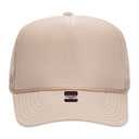 39-165 Polyester Foam Front High Crown Golf Style Mesh Back Caps