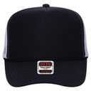 39-165 Polyester Foam Front High Crown Golf Style Mesh Back Caps