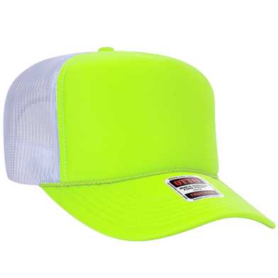 39-165 Polyester Foam Front High Crown Golf Style Mesh Back Caps 39-165 Polyester Foam Front High Crown Golf Style Mesh Back Caps