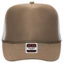 39-165 Polyester Foam Front High Crown Golf Style Mesh Back Caps