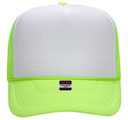 39-165 Polyester Foam Front High Crown Golf Style Mesh Back Caps