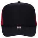39-165 Polyester Foam Front High Crown Golf Style Mesh Back Caps
