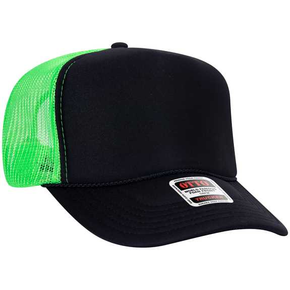39-165 Polyester Foam Front High Crown Golf Style Mesh Back Caps 39-165 Polyester Foam Front High Crown Golf Style Mesh Back Caps