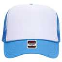 39-165 Polyester Foam Front High Crown Golf Style Mesh Back Caps