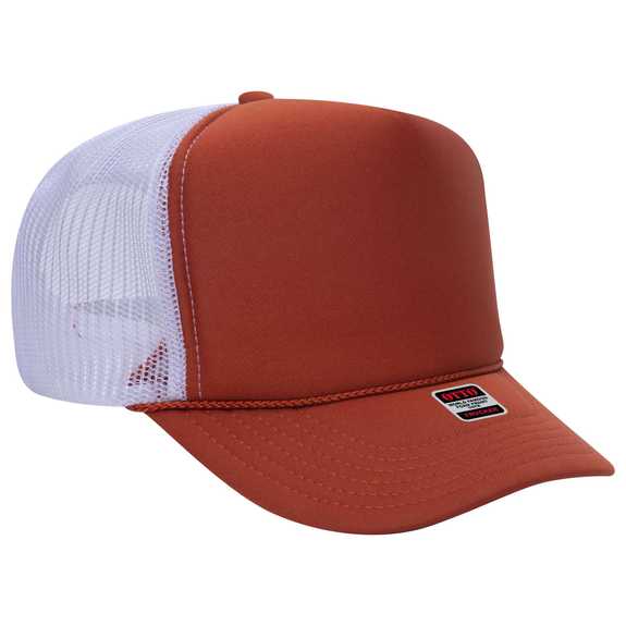39-165 Polyester Foam Front High Crown Golf Style Mesh Back Caps 39-165 Polyester Foam Front High Crown Golf Style Mesh Back Caps