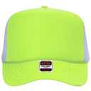 39-165 Polyester Foam Front High Crown Golf Style Mesh Back Caps